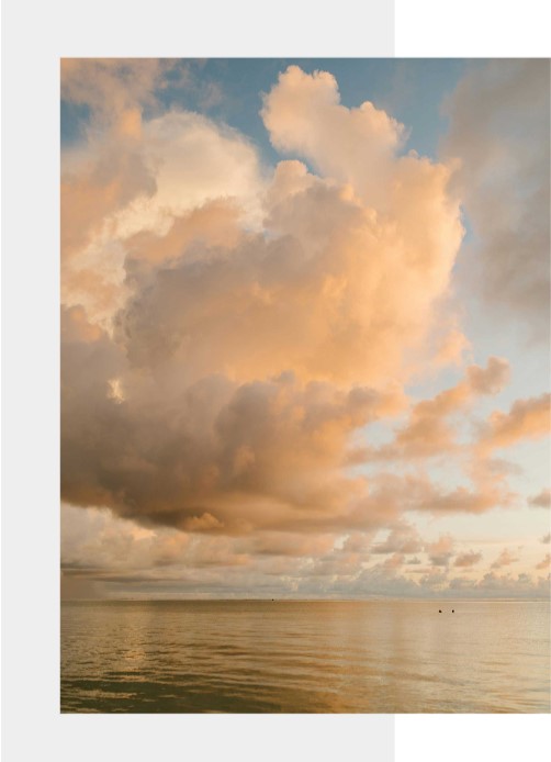 Clouds image with gray layer